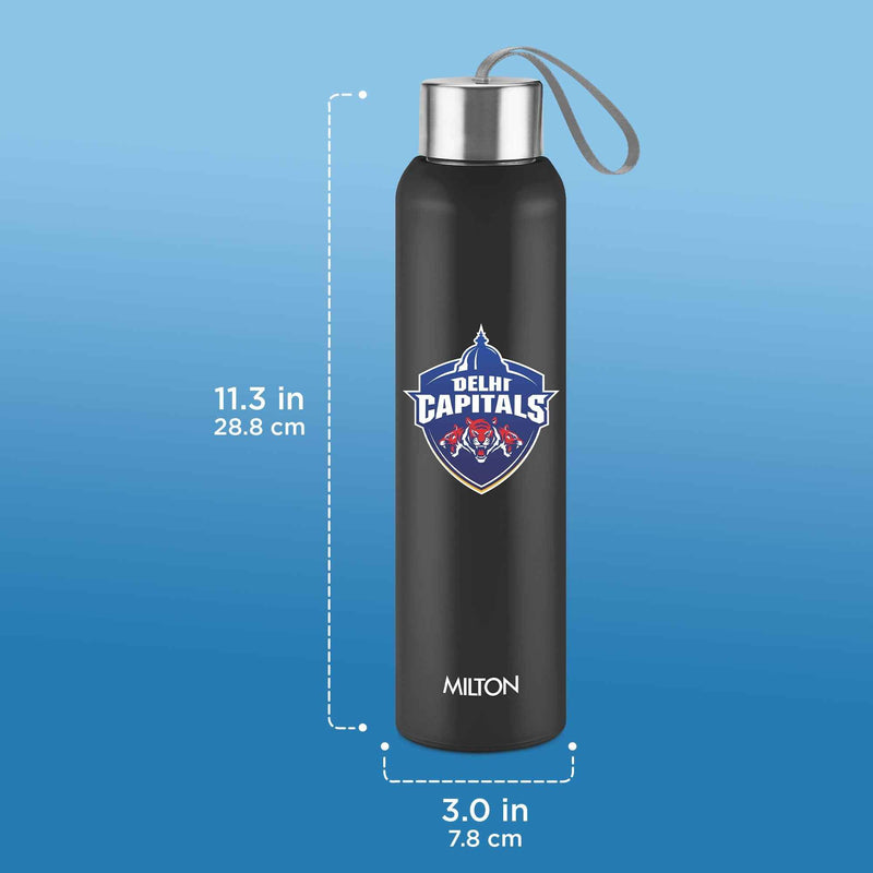 Milton Sports Steel Halo UV Printing Water Bottle - Delhi Capitals (DC) - Milton