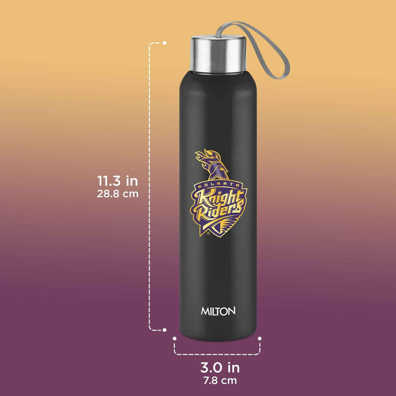 Milton Sports Steel Halo UV Printing Water Bottle - Kolkata Knight Riders (KKR) - Milton