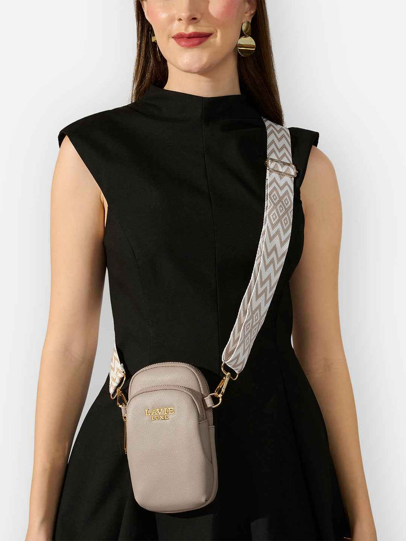 Lavie Luxe Mobile Vertical26 2 Compartment Sling Bag
