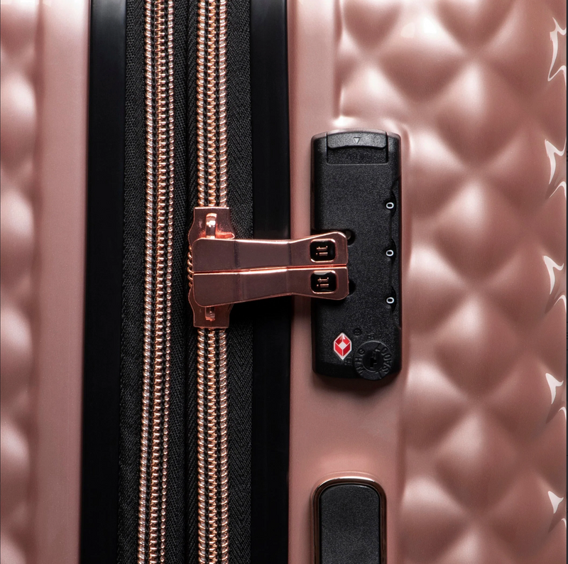 Glitzy-Plus (Metallic Rose Gold) Fashionable | Expandable | TSA Lock - image 7 of 8 - Luggage bag