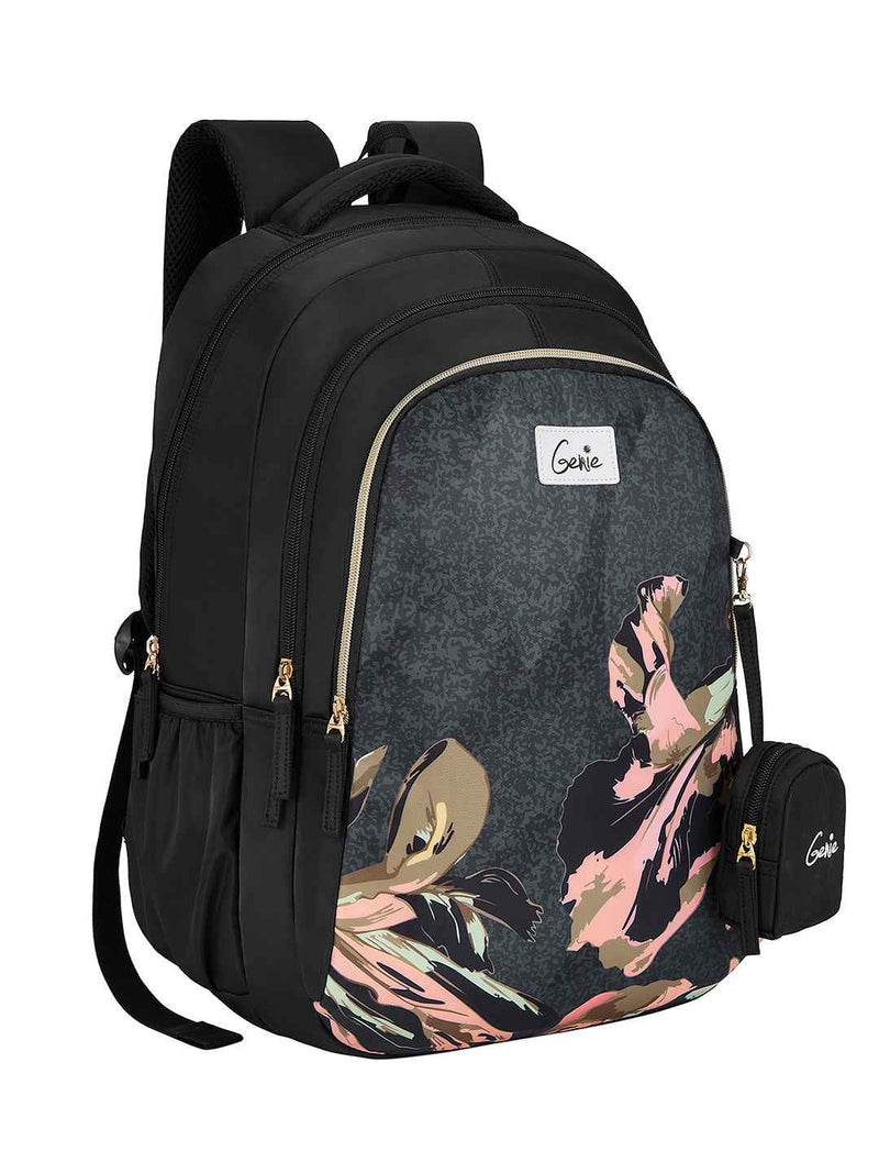 Genie Sea Bloom 36L School Backpack - Black