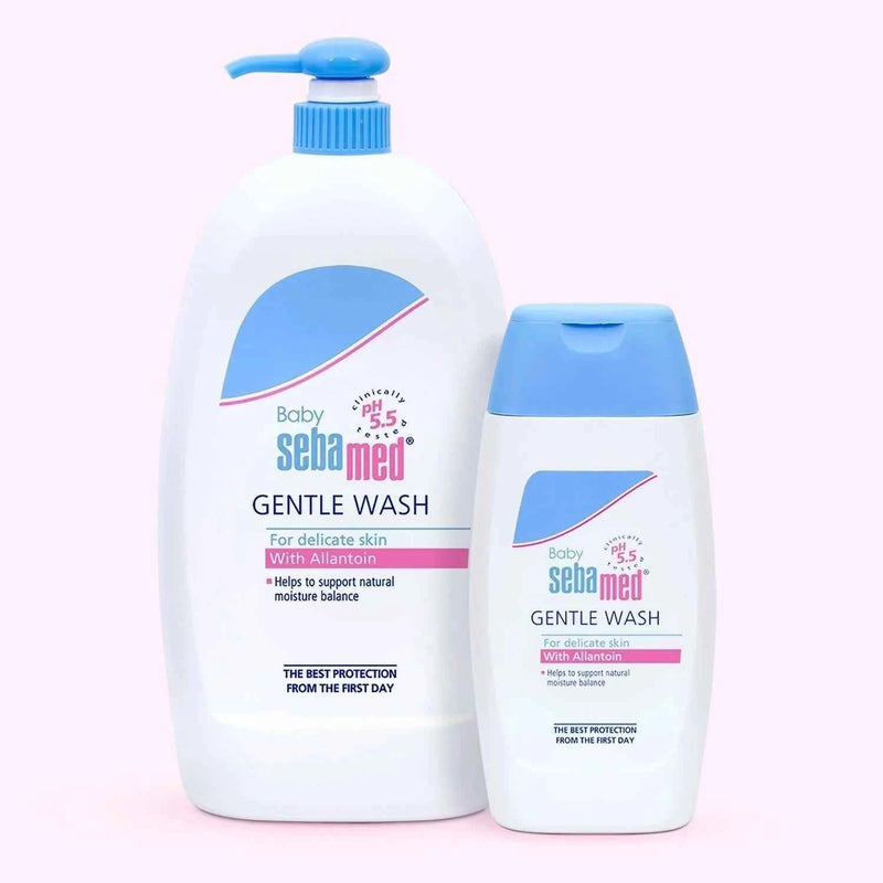 Sebamed Grand Baby Care Hamper (Pack of 8) — Shampoo + Gentle Wash + Body Lotion + Extra Soft Cream + Massage Oil + Powder + Rash Cream + Facial Cream