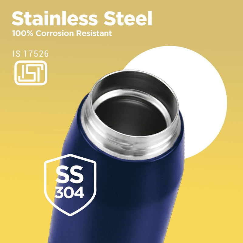 Milton Sports Sparkle UV Printing Thermosteel Bottle - Chennai Super Kings (CSK) - Milton