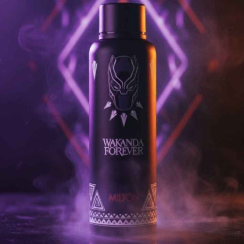Milton Black Panther Wakanda Forever 3D Print Thermosteel Bottle 725ml