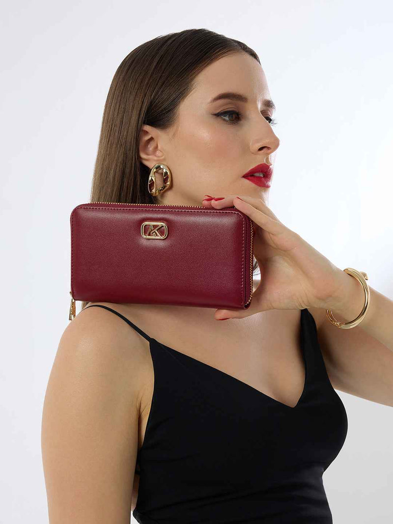 AKIKI London Amesbury 20 Zip Around Large Wallet