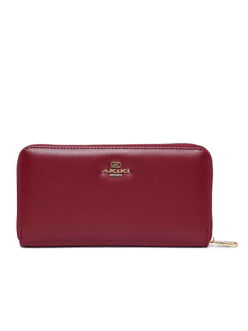 AKIKI London Amesbury 20 Zip Around Large Wallet