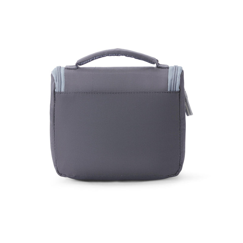 American Tourister travel toiletry kit Grey — hanging loop deployed