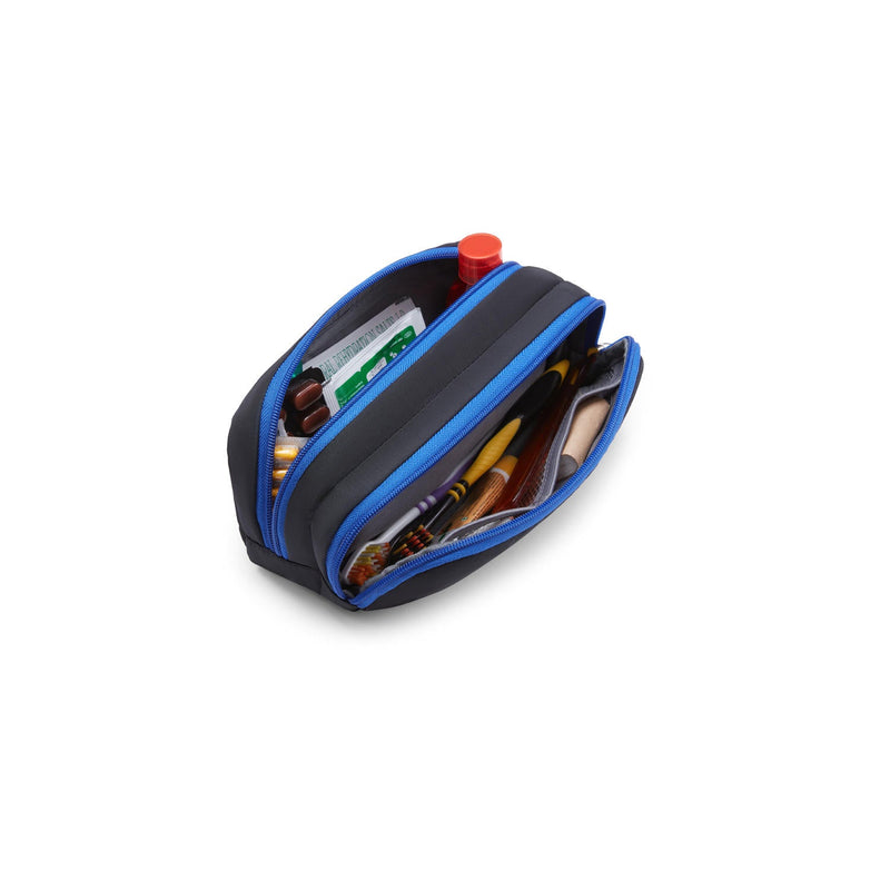 American Tourister cable organiser travel pouch Black — closed view