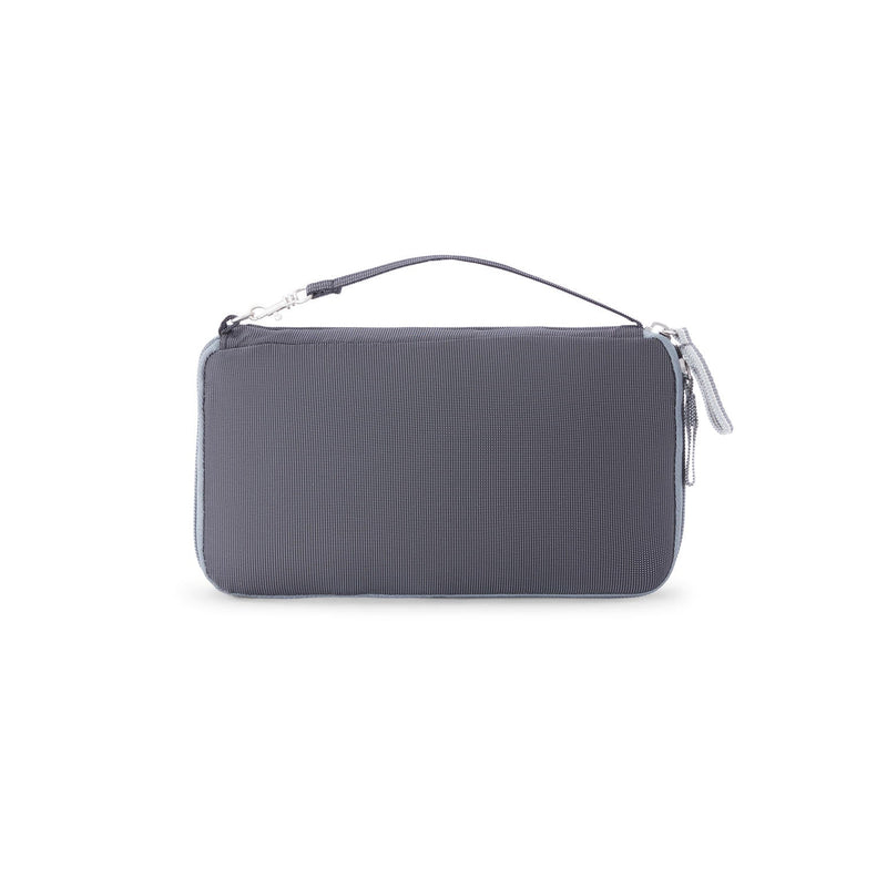 American Tourister Grey passport holder — currency pocket detail