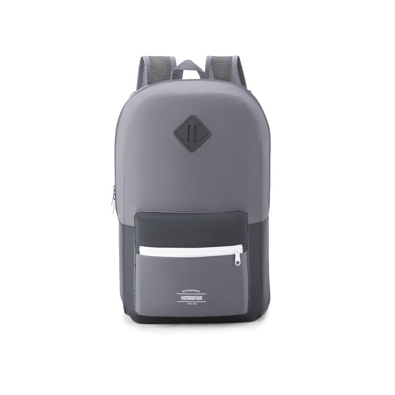 American Tourister foldable travel backpack Grey — back panel