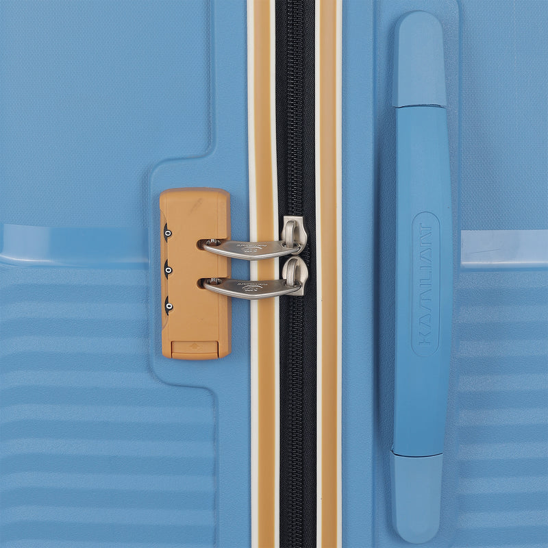 Kamiliant Zakk Secure Color Pop Parision Blue Trolley Bag - image 3 of 7
