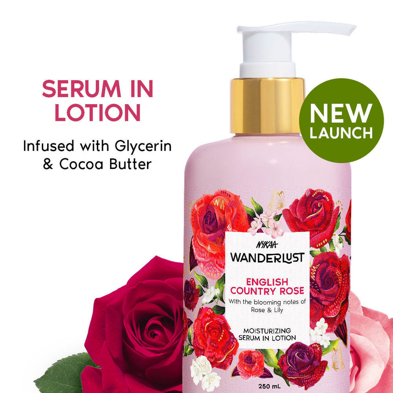 Nykaa Wanderlust Body Lotion - English Rose