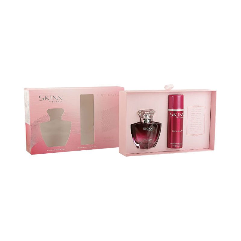 Skinn By Titan Celeste Coffret Perfume & Deodorant Gift Set For Women - image 2 of 5 - Deodorant