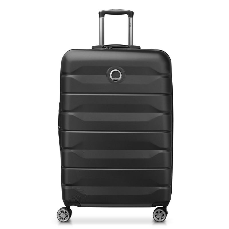 Delsey Paris Air Armour Hardside Checked Luggage Black