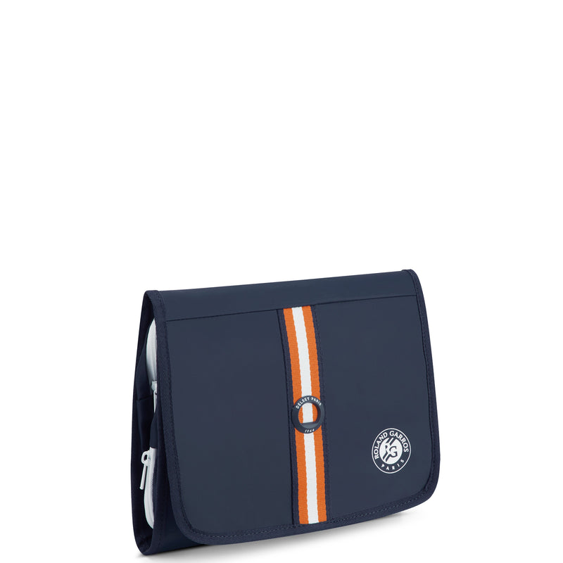 Delsey Paris Roland Garros Striped Toiletry Bag Blue
