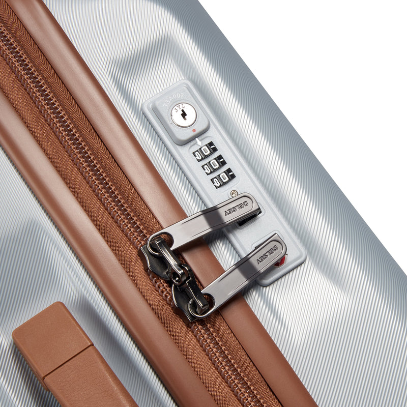 Delsey Paris Promenade Hard 2.0 Cabin Trolley Silver