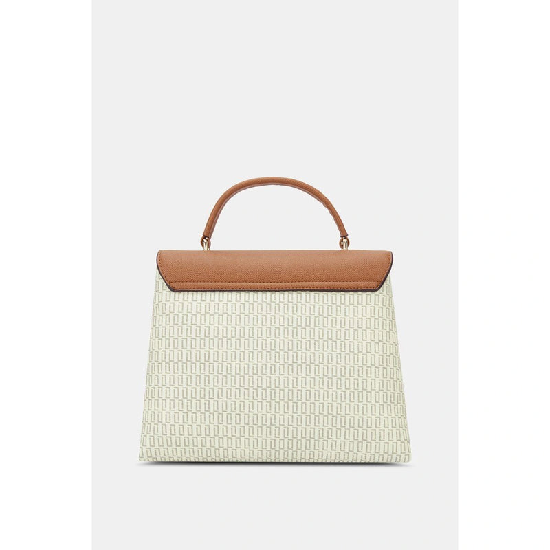 Lavie Luxe Mono Marsh Handbag — Off White
