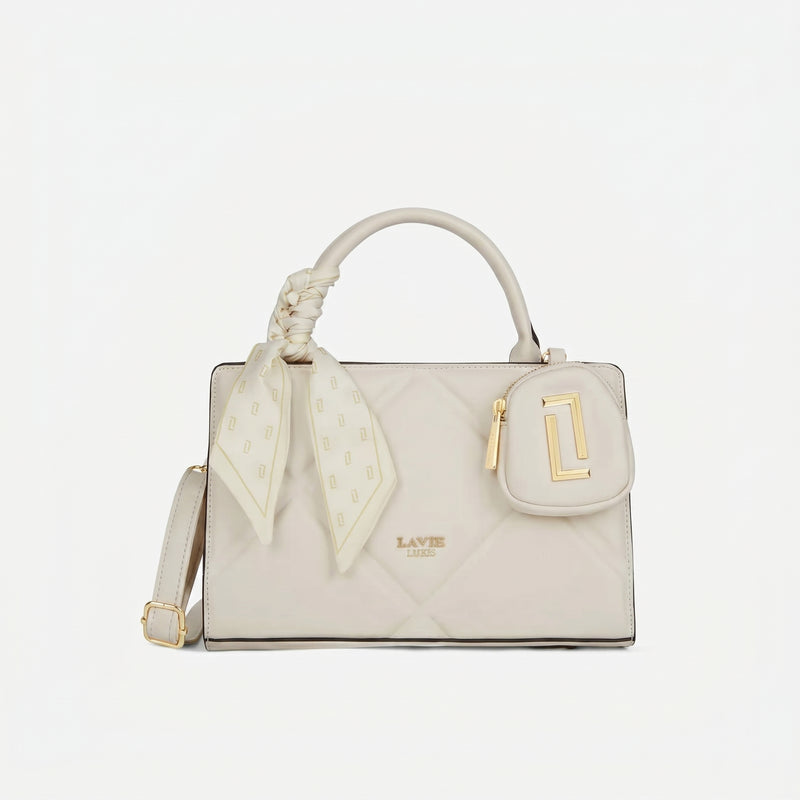 Lavie Luxe Quaro26 Small Structured Satchel