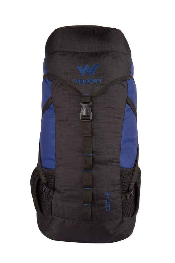 Wildcraft Cliff 45 L Rucksack in Blue — front view