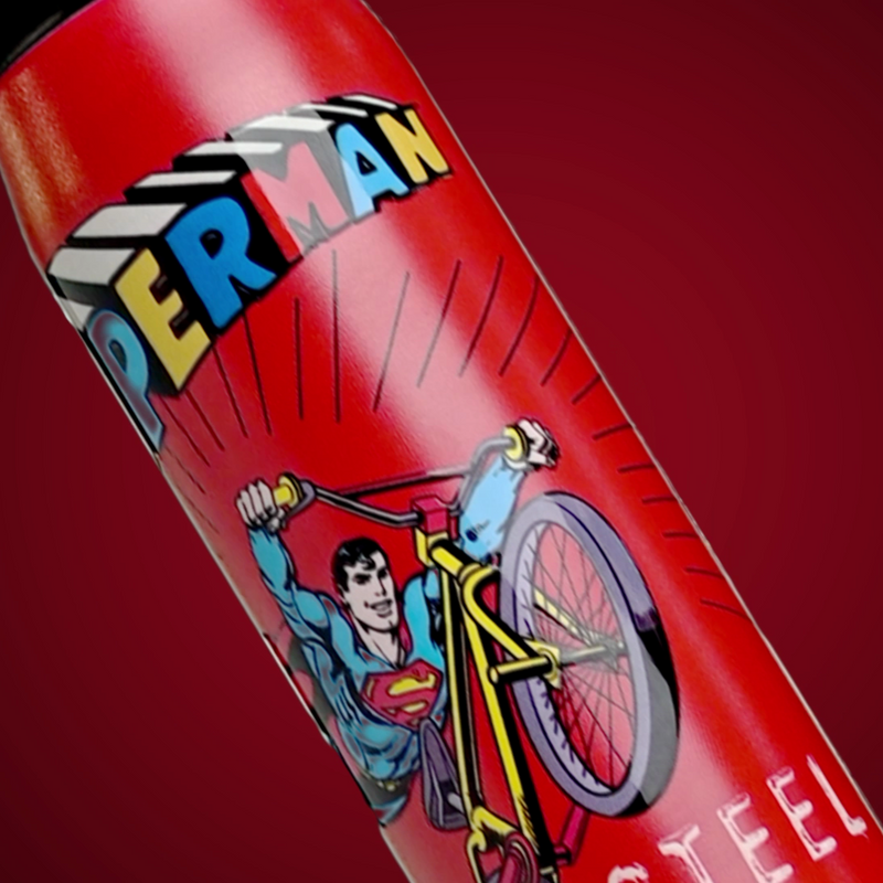 Milton Superman 3D Design Handy Stainless Steel Bottle