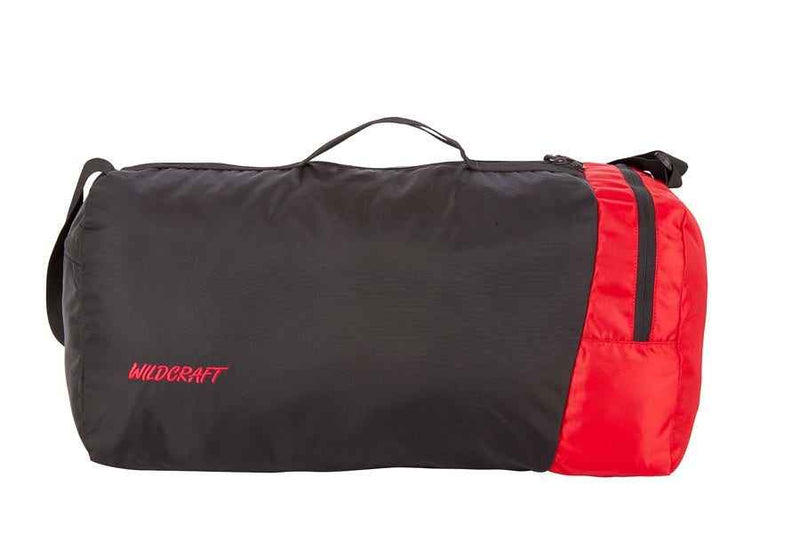 Wildcraft Combat Nova Duffle Bag in Red — front view with carry handles