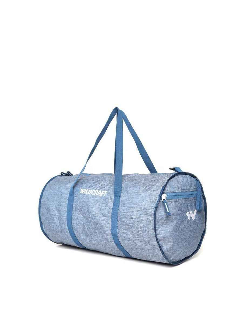 Wildcraft Frisbee New Duffle Bag in Blue — angled three-quarter view