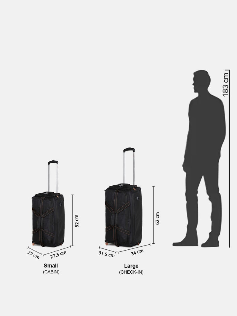 Wildcraft Caster Wheeled Duffle Trolley Bag
