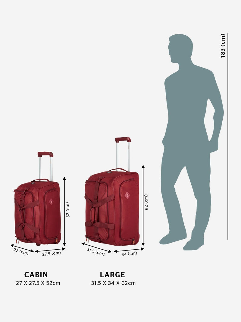 Wildcraft Proxima Carry-On Duffle Trolley Bag