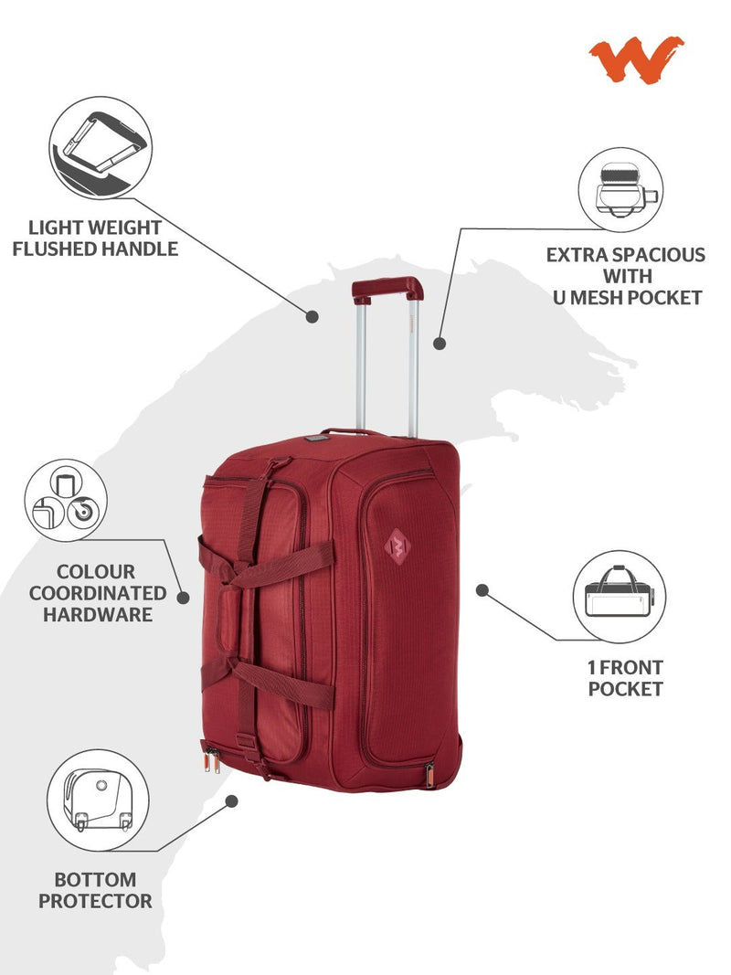 Wildcraft Proxima Carry-On Duffle Trolley Bag