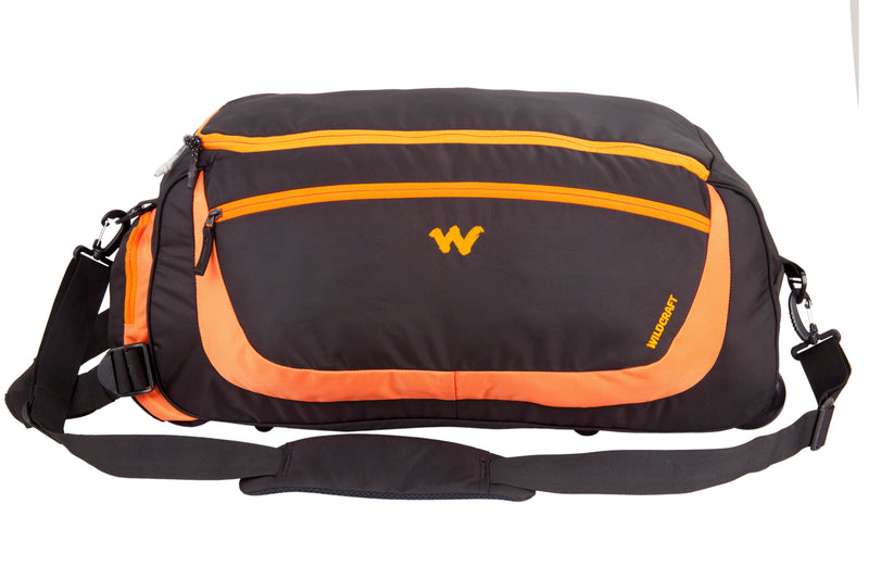 Wildcraft Rover 2-way wheeled duffle bag in Black