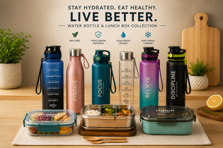 Water Bottles and Lunch Box