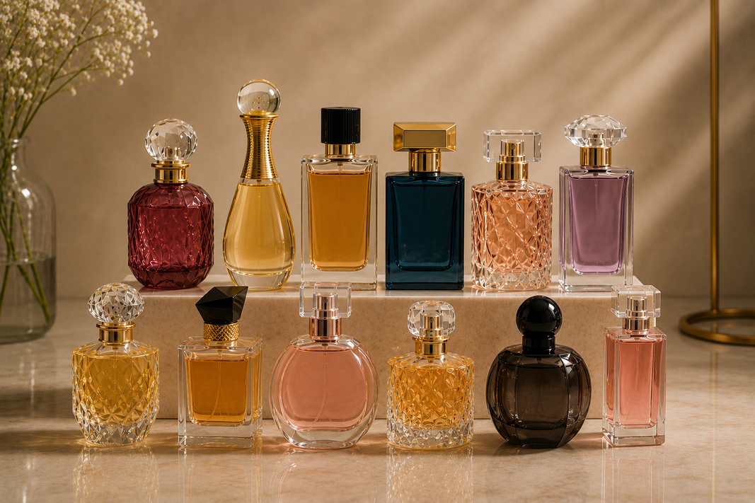 Perfumes at Manglam World — premium fragrances for men and women from Skinn, Bellavita and global brands