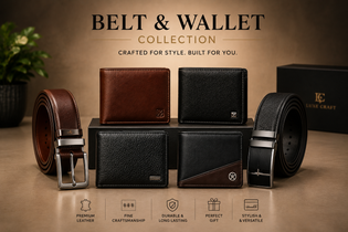 Belt And Wallet For Men