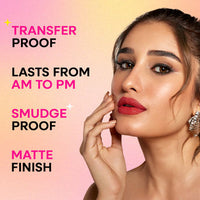 Nykaa Matte to Last! Liquid Lipstick — side view