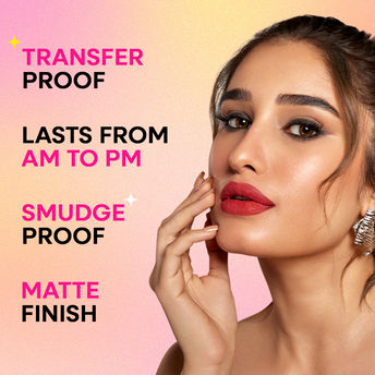 Nykaa Matte to Last! Liquid Lipstick — side view