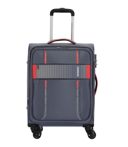 American Tourister Crux 8-Wheel Polyester Softside Expandable Spinner Trolley