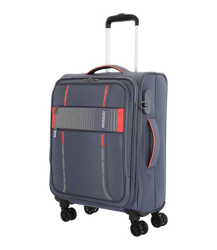 American Tourister Crux 8-Wheel Polyester Softside Expandable Spinner Trolley