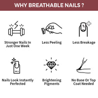 Nykaa Breathable Nail Enamel — back view