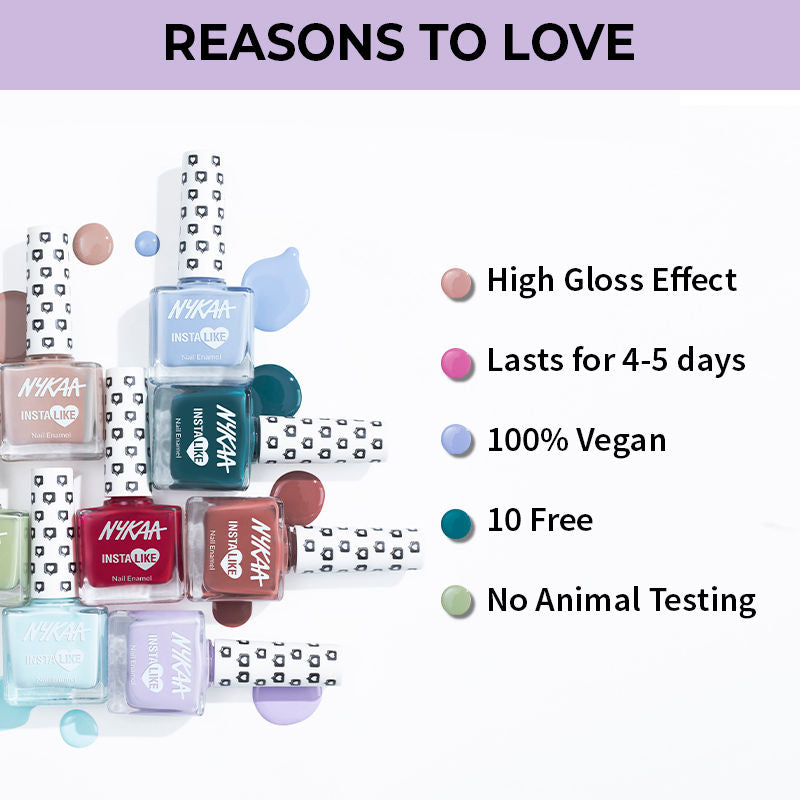 Nykaa Nail Enamel — back view