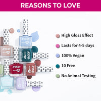 Nykaa Nail Enamel — back view