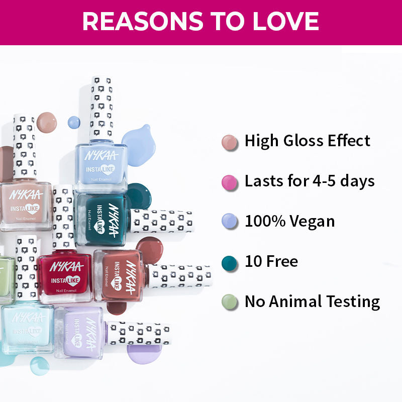 Nykaa Nail Enamel — back view