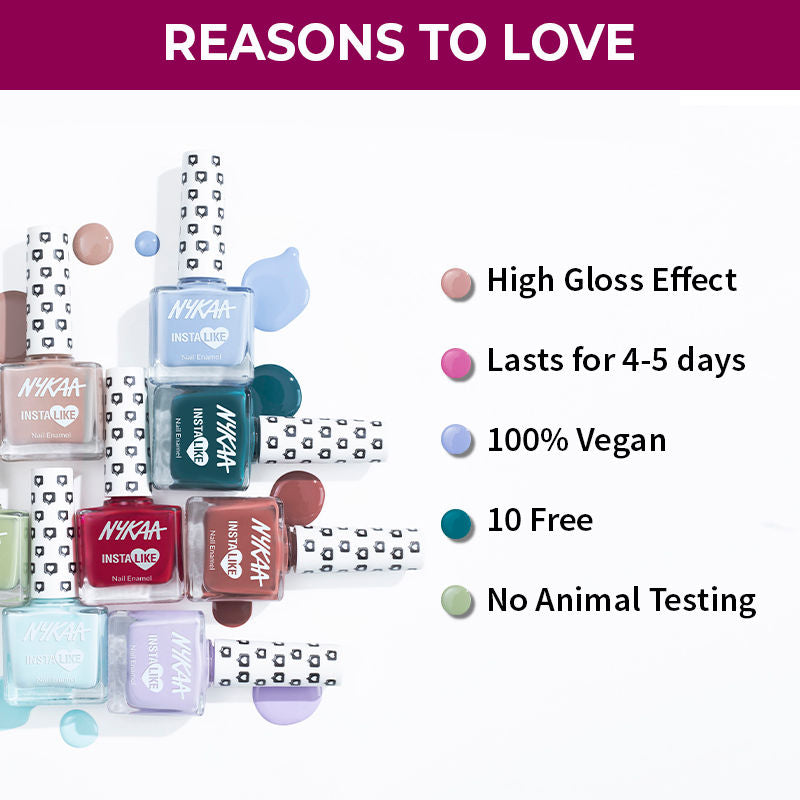 Nykaa Nail Enamel — back view