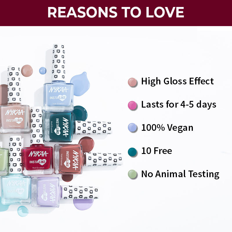 Nykaa Nail Enamel — back view