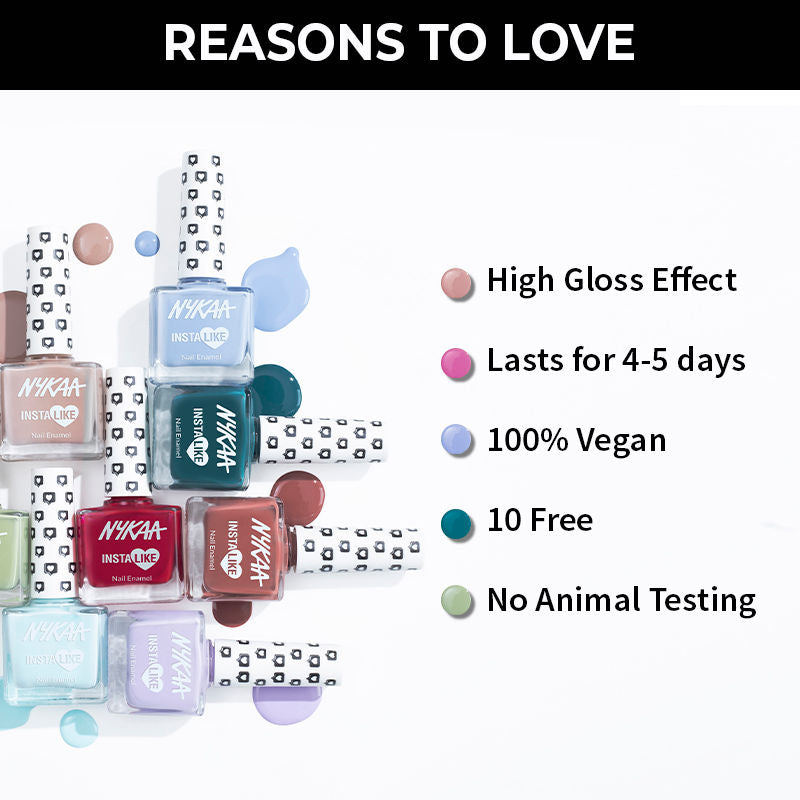 Nykaa Nail Enamel — back view