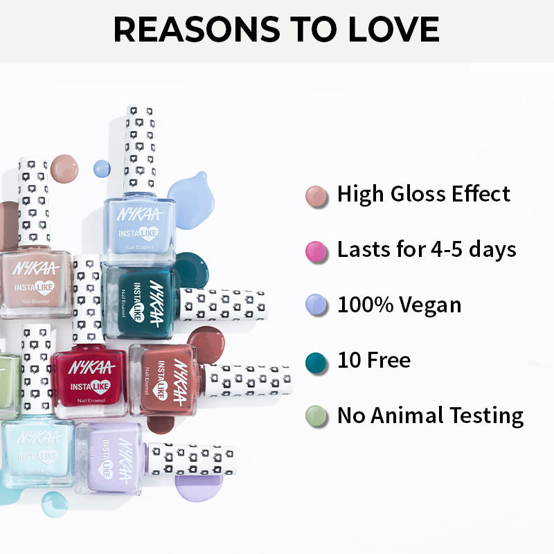 Nykaa Nail Enamel — back view