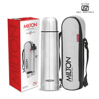 Milton Flip Lid Thermosteel Bottle — side view