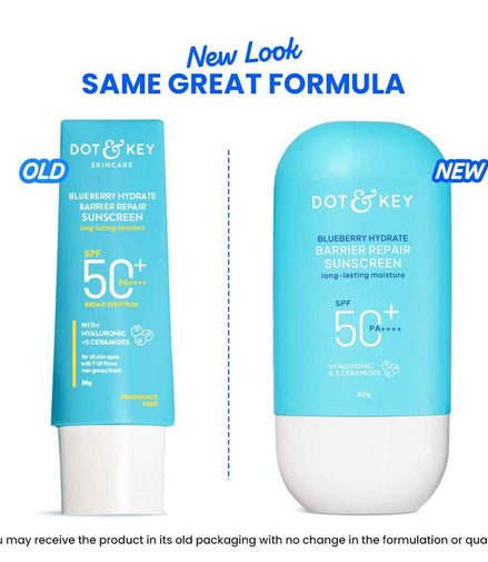 Dot & Key Barrier Repair Sunscreen, In-Vivo Tested SPF 50+ PA++++