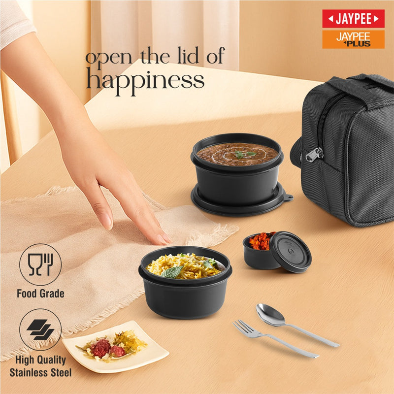 Jaypee Plus Homebytes Steel Lunch Pack with Bag