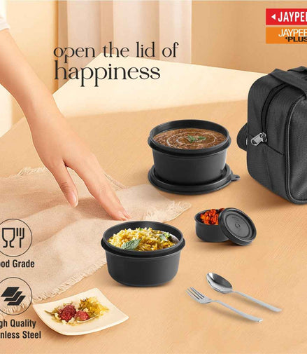 Jaypee Plus Homebytes Steel Lunch Pack with Bag