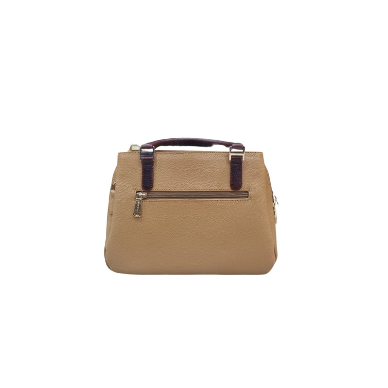 Carybu Leather Handbag — Women's Mustard (Small)